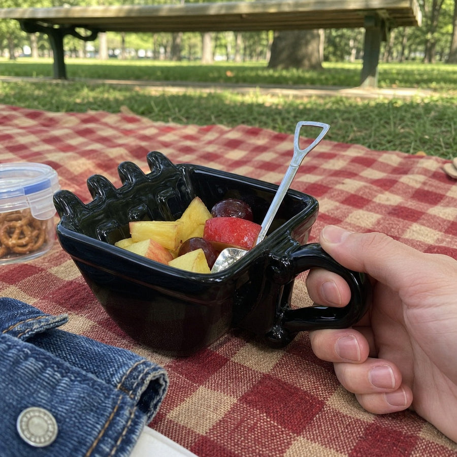 Mini Excavator Dessert Mug Set