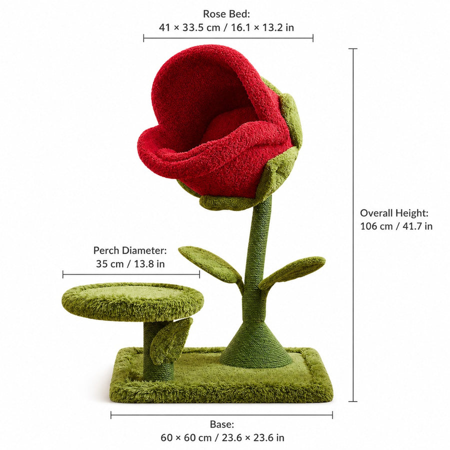 Monster Petal Cozy Cat Climbing Tower Bed