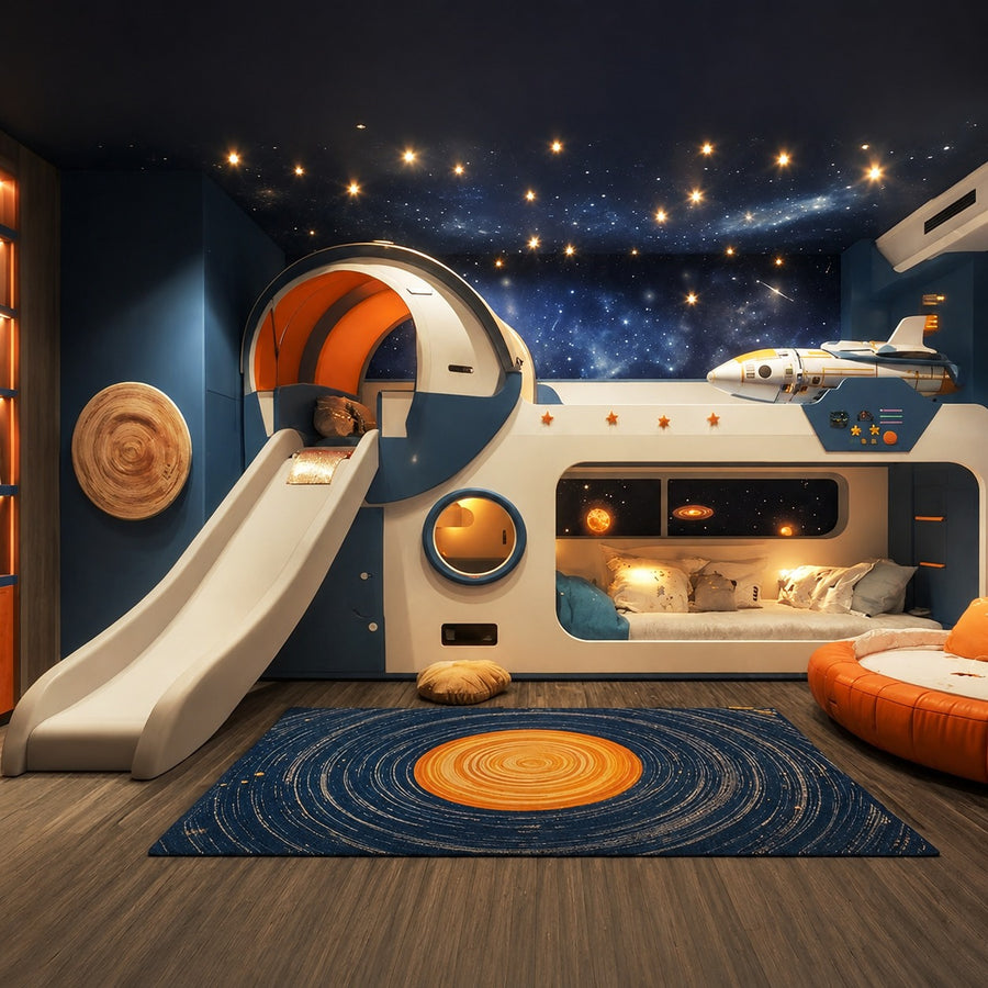 Galaxy Explorer Space Adventure Kids Bunk Bed