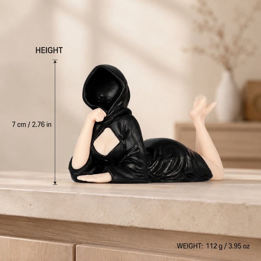Shadow Queen Mysterious Bookshelf Decor