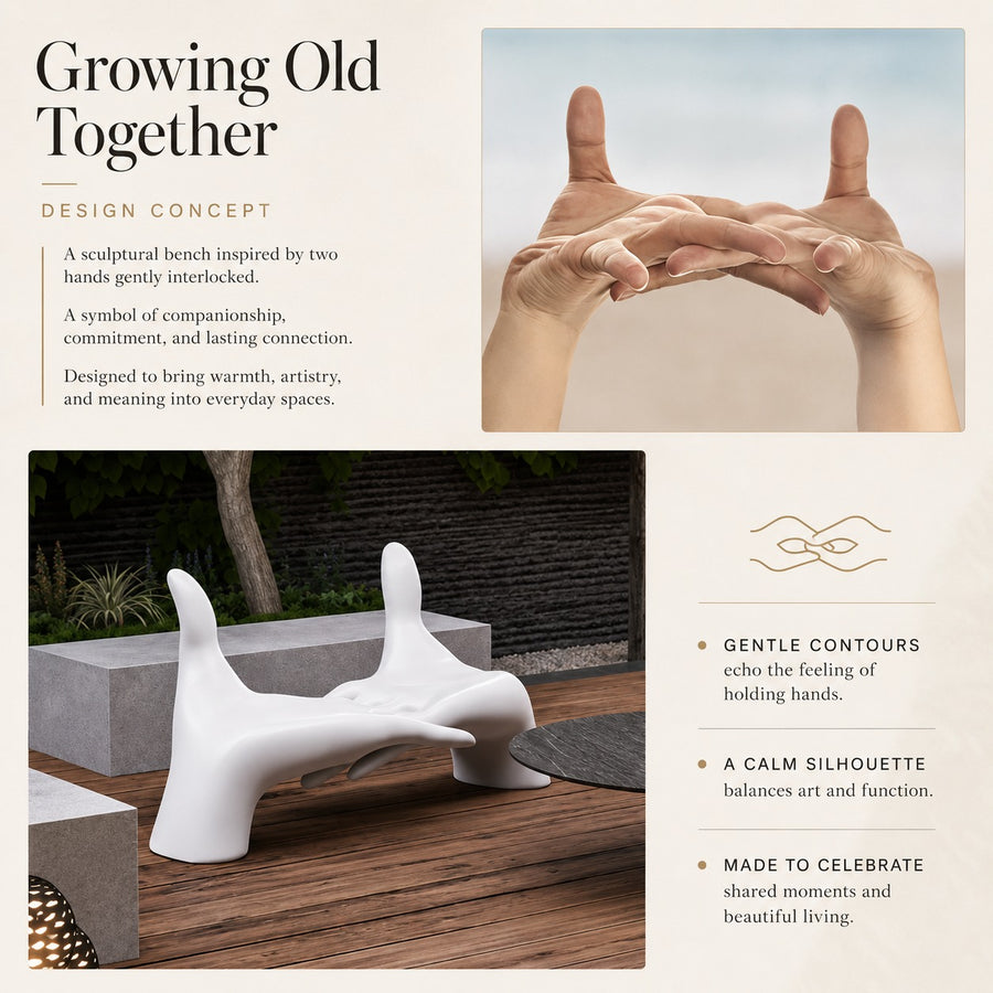 Life Together Sculptural Lounge Bench