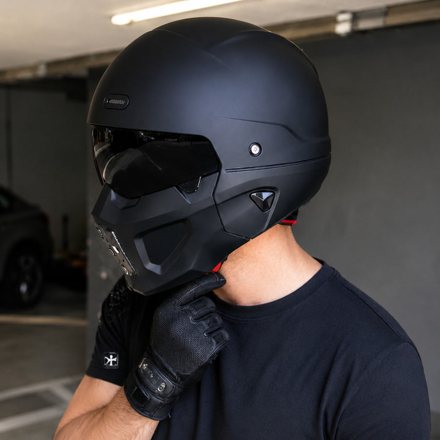 Mystic Rider Detachable Full Face Helmet