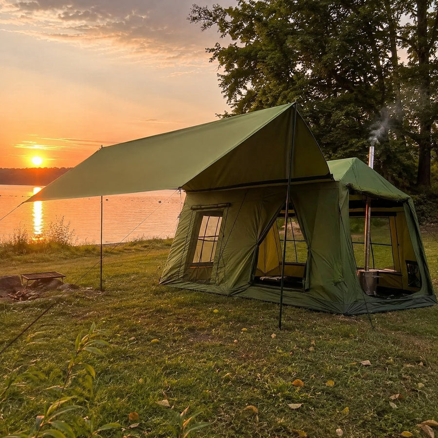 Villa Verde Canvas Chill Glamping Tent