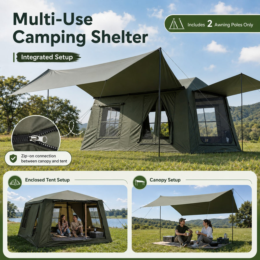 Villa Verde Canvas Chill Glamping Tent