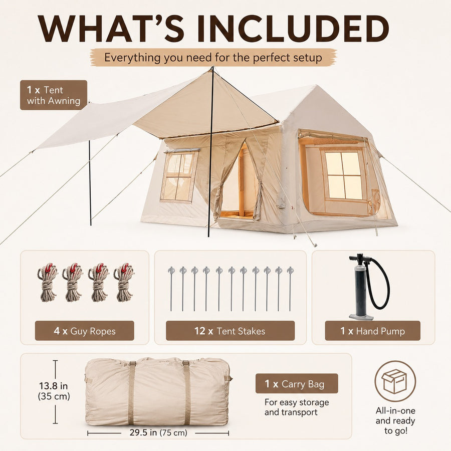 Villa Verde Canvas Chill Glamping Tent