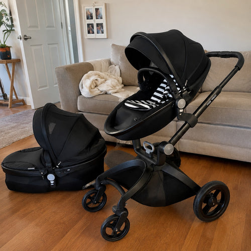 Luxury Baby Stroller High Land-Scape Baby Stroller 3 in 1 Fashion Pram European Carriage