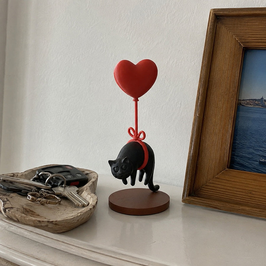 Love is in the Air Floating Cat Decor