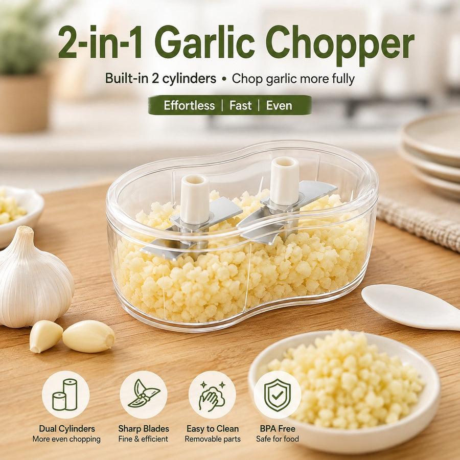 Gemüseschneider Knoblauch Zwiebel Nuss-Häcksler