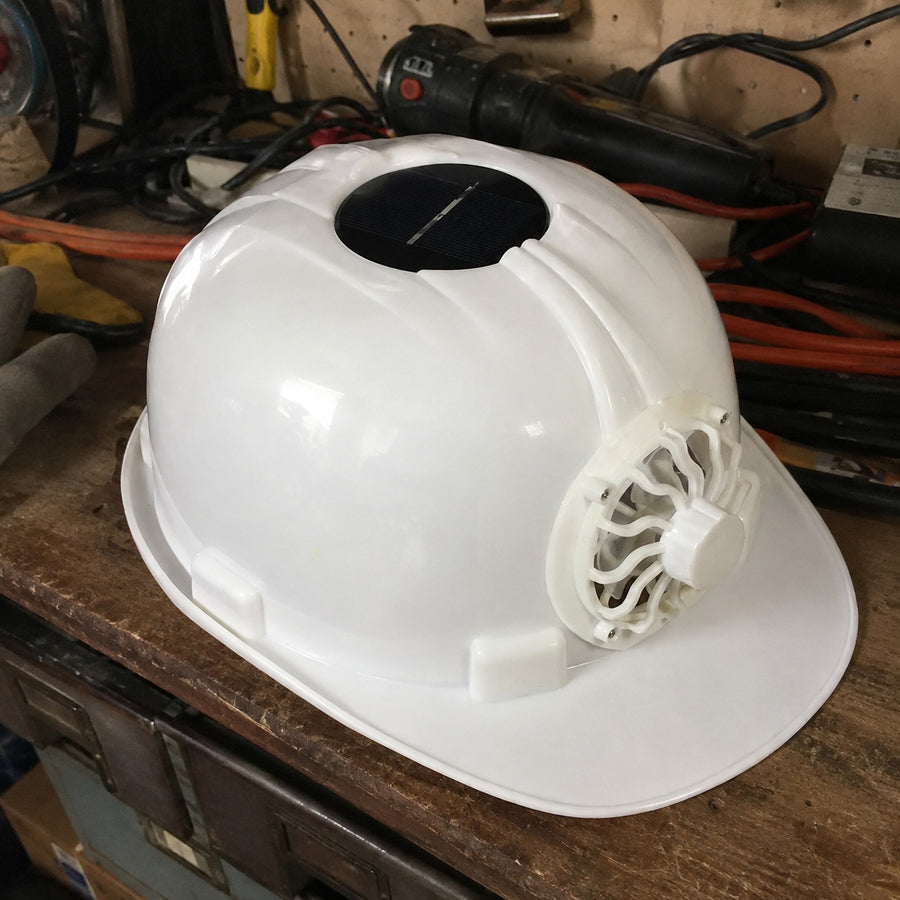 Solarbetriebener Kühlventilator-Schutzhelm