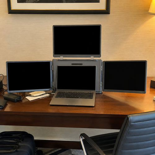 Command Center Triple Portable Laptop Monitor Screen Extender