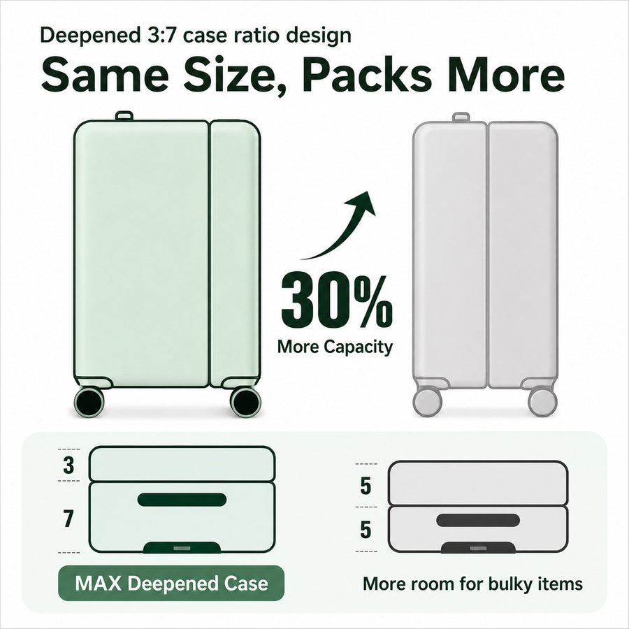 Gate Ready Smart Travel Suitcase Luggage