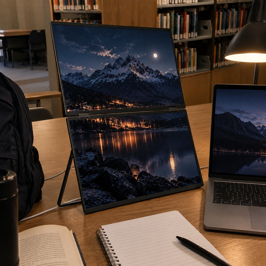 Zero Setup Dual Screen Portable Laptop Monitor