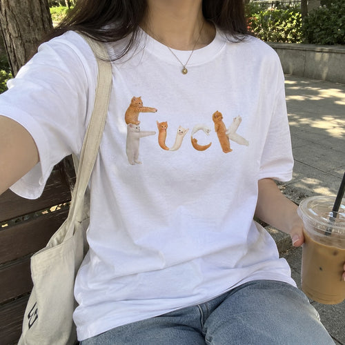 Zero Fluffs Given Lustiges Katzen-T-Shirt