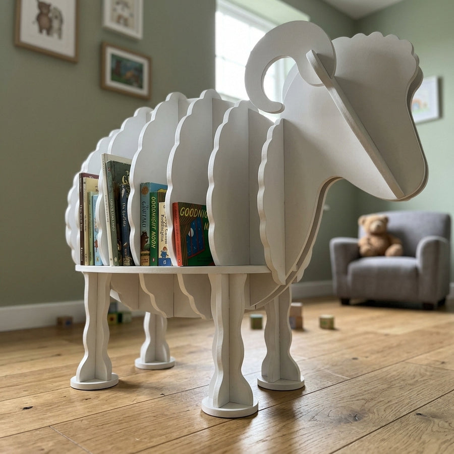 Creative Decorative Sheep Shaped BookCase