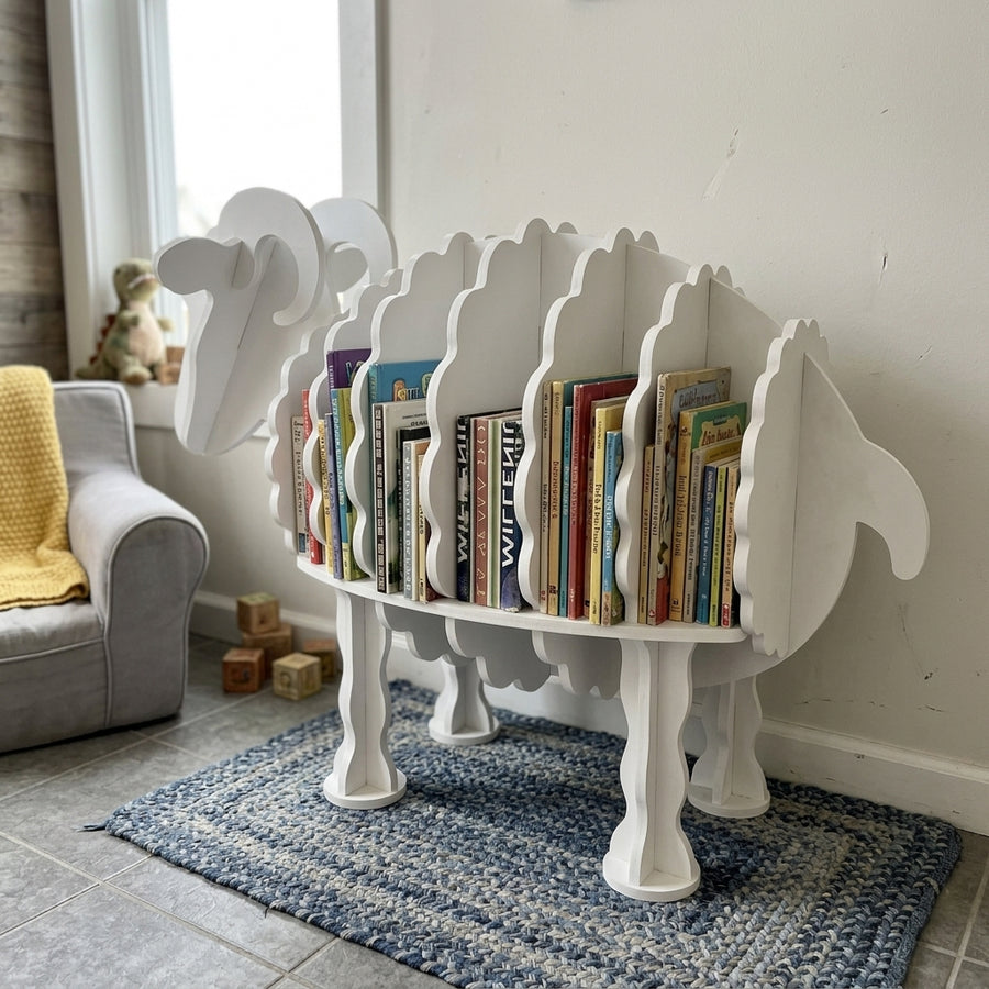 Creative Decorative Sheep Shaped BookCase