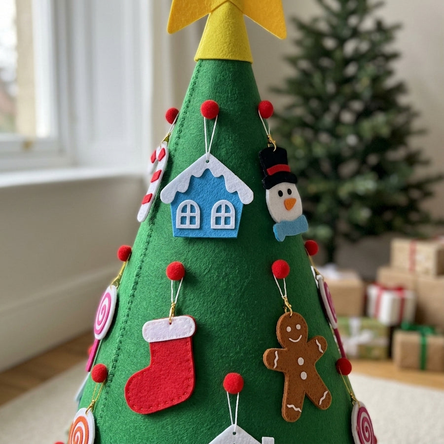 3D Christmas Tree Hanging Ornaments for Kids Xmas Gifts