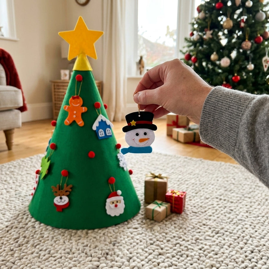 3D Christmas Tree Hanging Ornaments for Kids Xmas Gifts