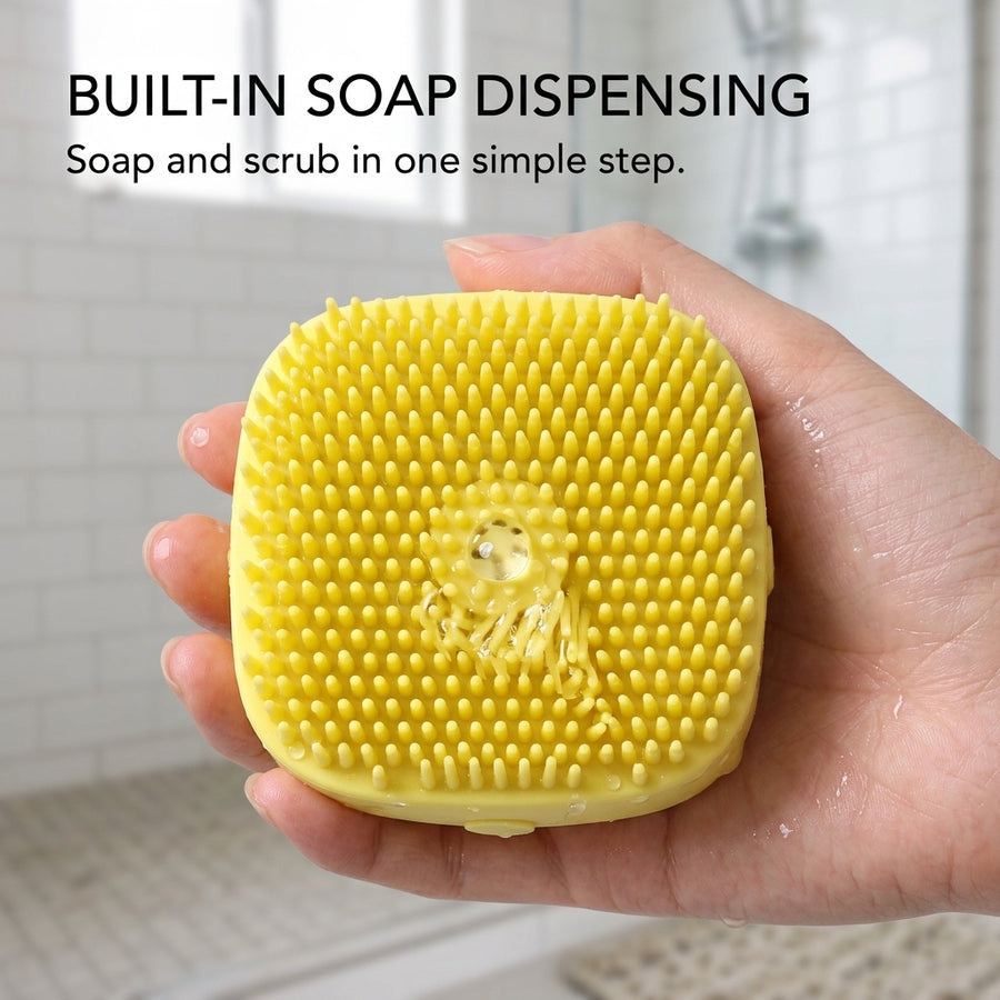 Bathing Brush Shampoo Dispenser