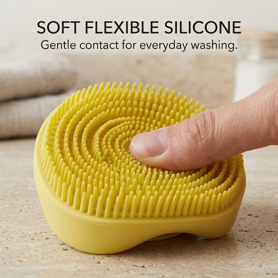 Bathing Brush Shampoo Dispenser