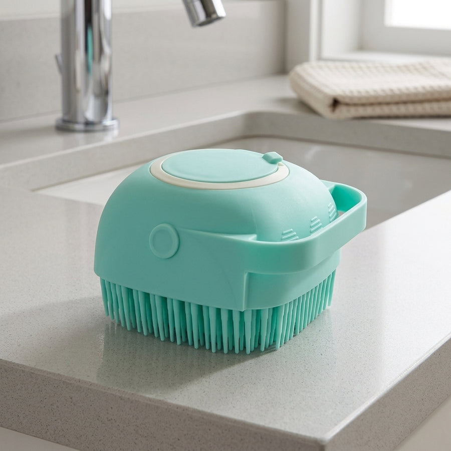 Bathing Brush Shampoo Dispenser