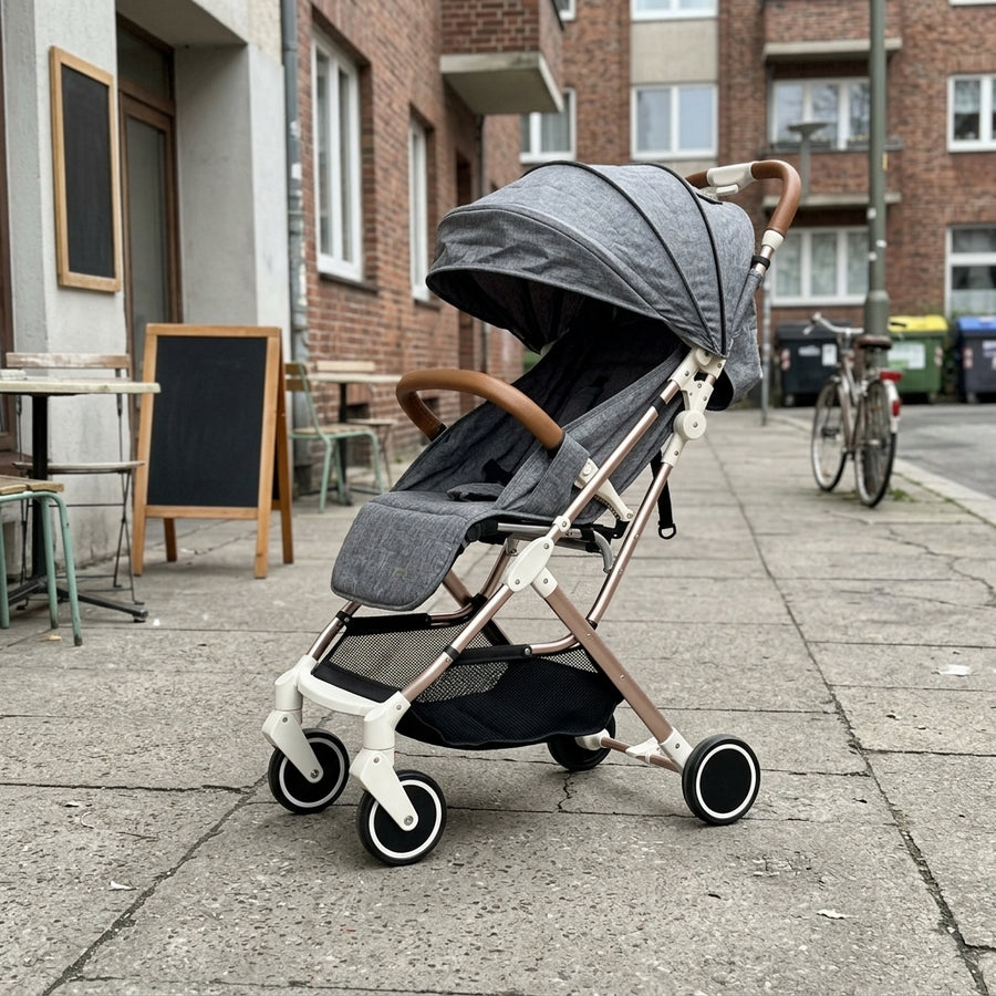 Futuristisk Moderne Bærbar Sammenleggbar Barnevogn