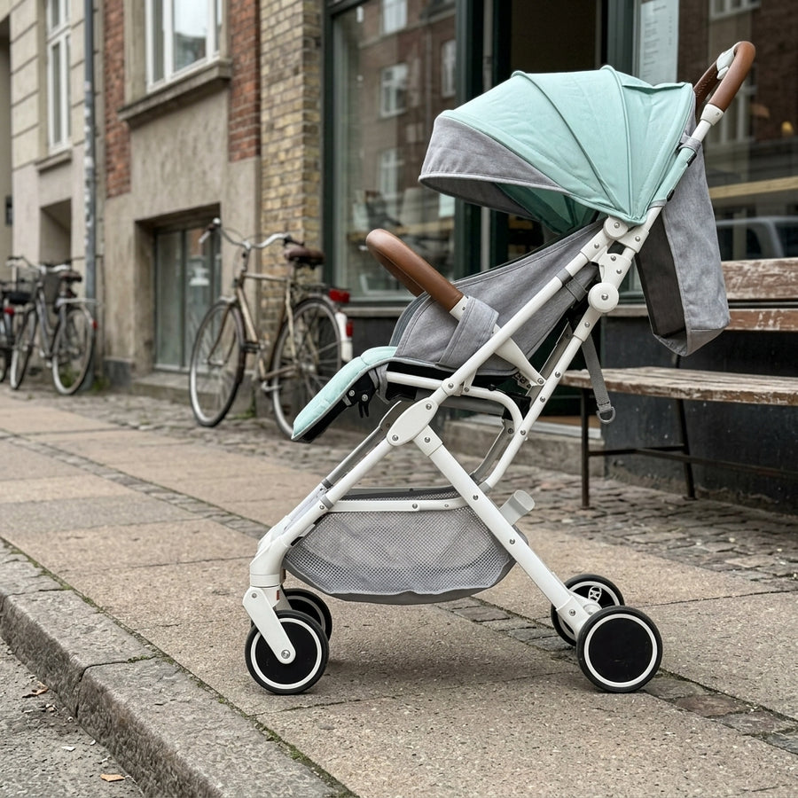 Futuristisk Moderne Bærbar Sammenleggbar Barnevogn