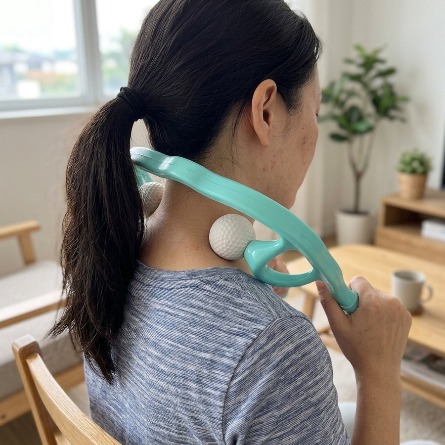 Manuelle Nackenmassagegerät für Triggerpunkttherapie