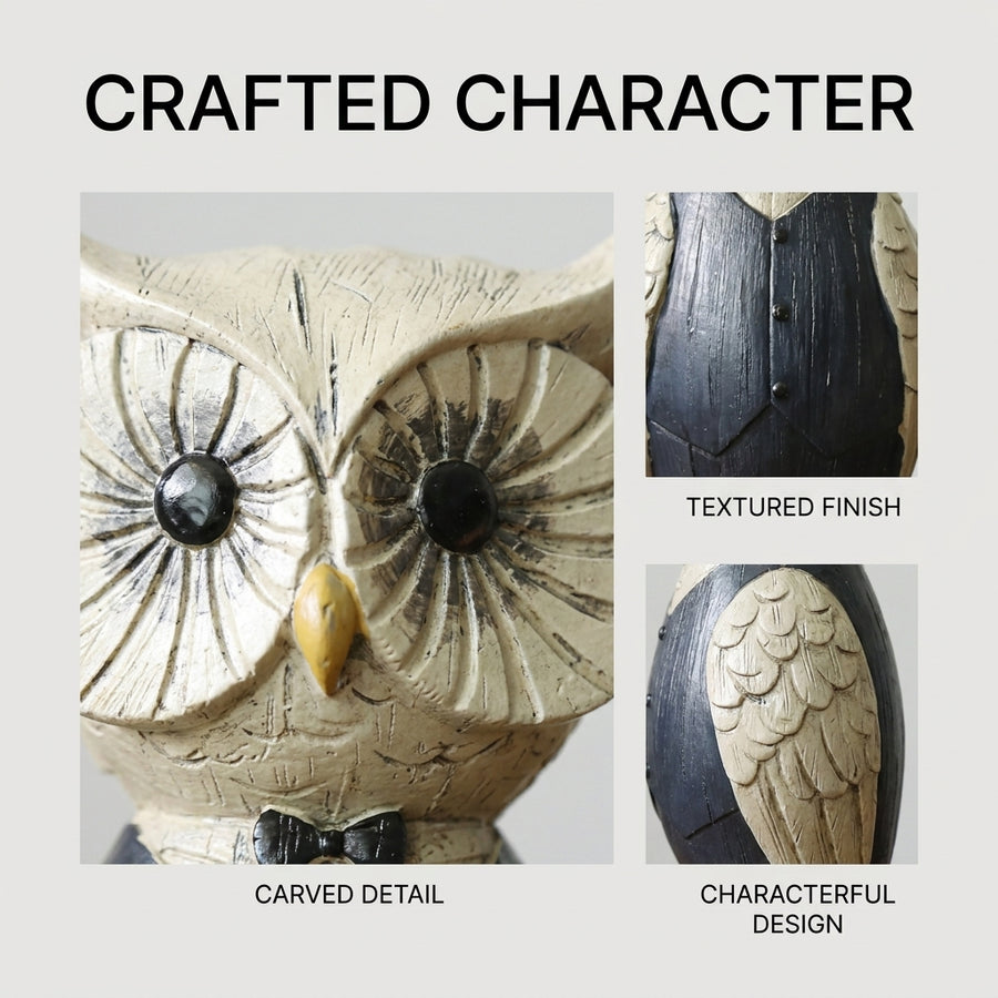 Retro Owl Art Ornaments Home Decoration