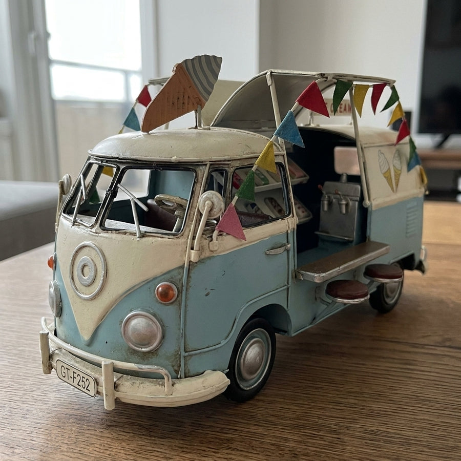 Old Vintage Iron Bus Home Handicraft