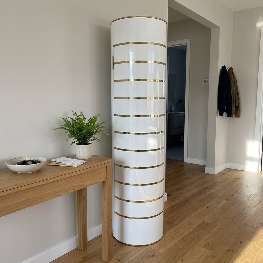 360 roterende smart desinfiserende skohylle