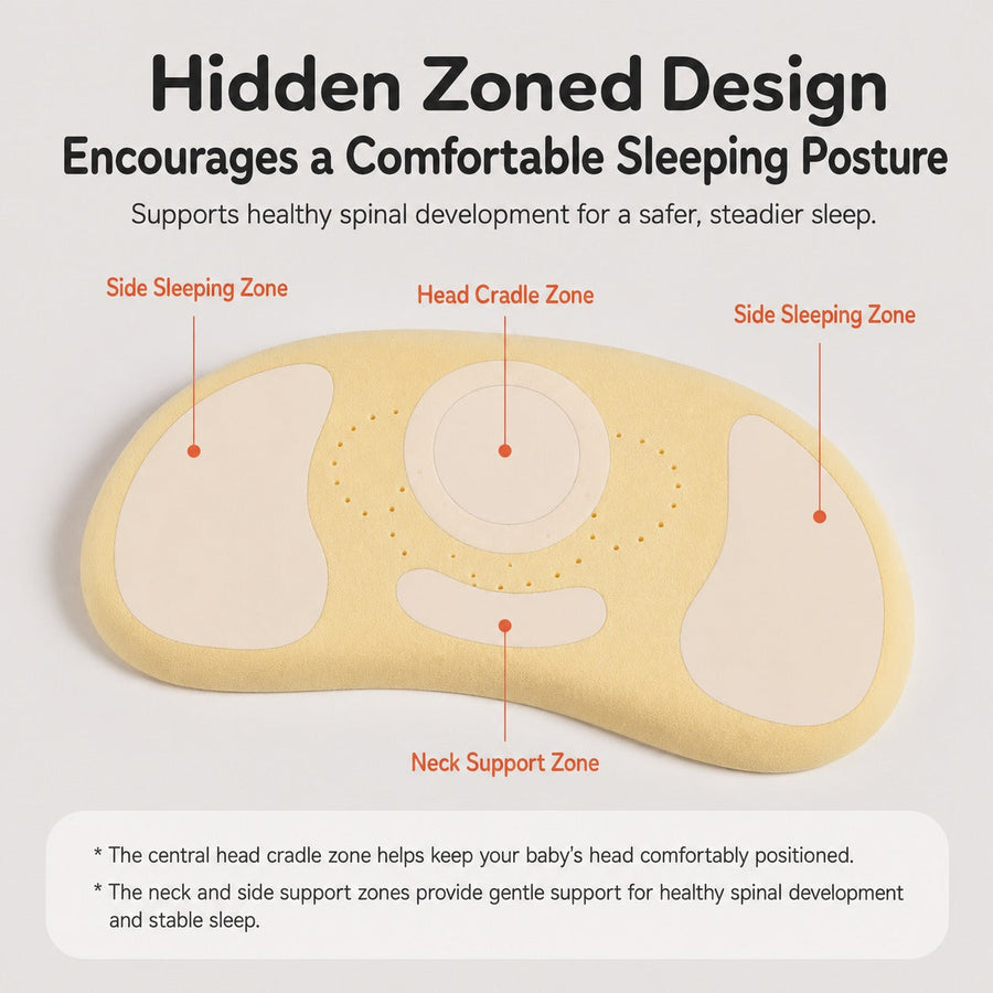 Baby Hug Memory Foam Infant Nap Support Pillow - Image 4