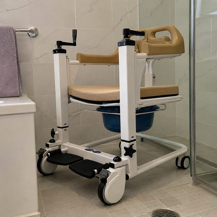 Elderly Patient Transfer Lift Handicapped Wheelchair - Image 5