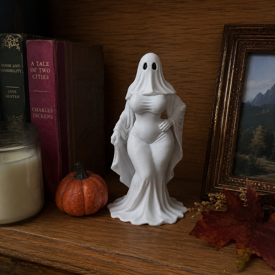 Boo Belle Gothic Ghost Girl Figurine Ornament