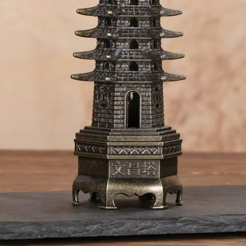 Zen Tower-Style Smoke Waterfall Incense Burner - Image 6