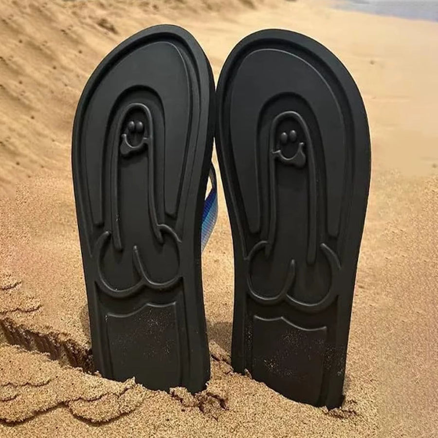 Hilarious Adult-Themed Flip-Flop Sandals - Image 4