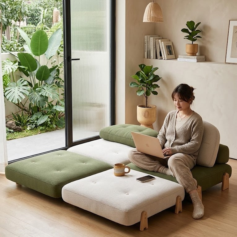 Foldable Tatami Pull-Out Chic Comfy Sofa Bed