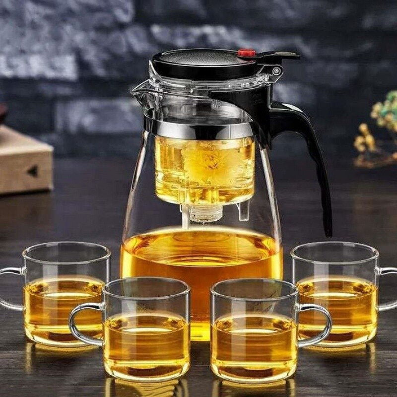 TeaTime Heat Resistant Glass Teapot - Image 4