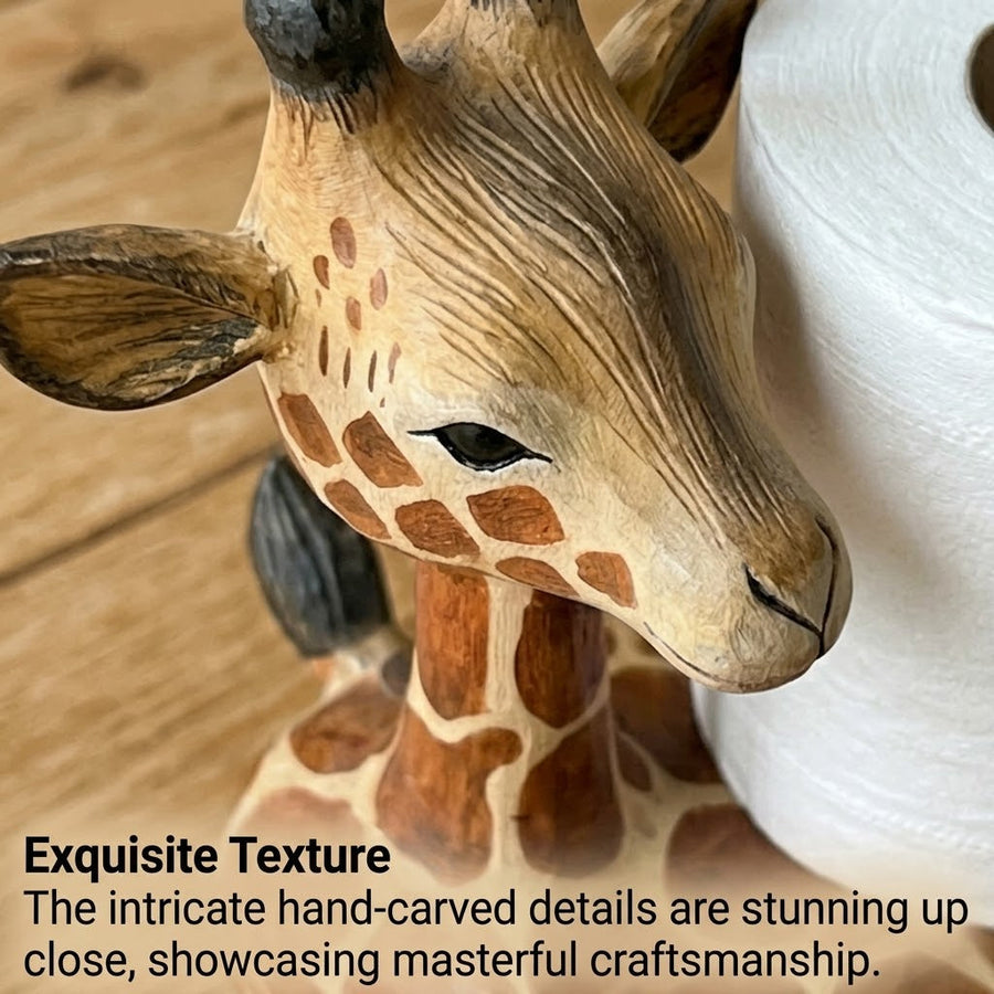 Happy Elephant Deer Toilet Paper Holder - Image 9