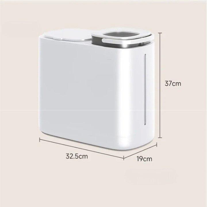 Dual Compartment Dry Wet Section Efficient Modern Home Trash Can - Image 5