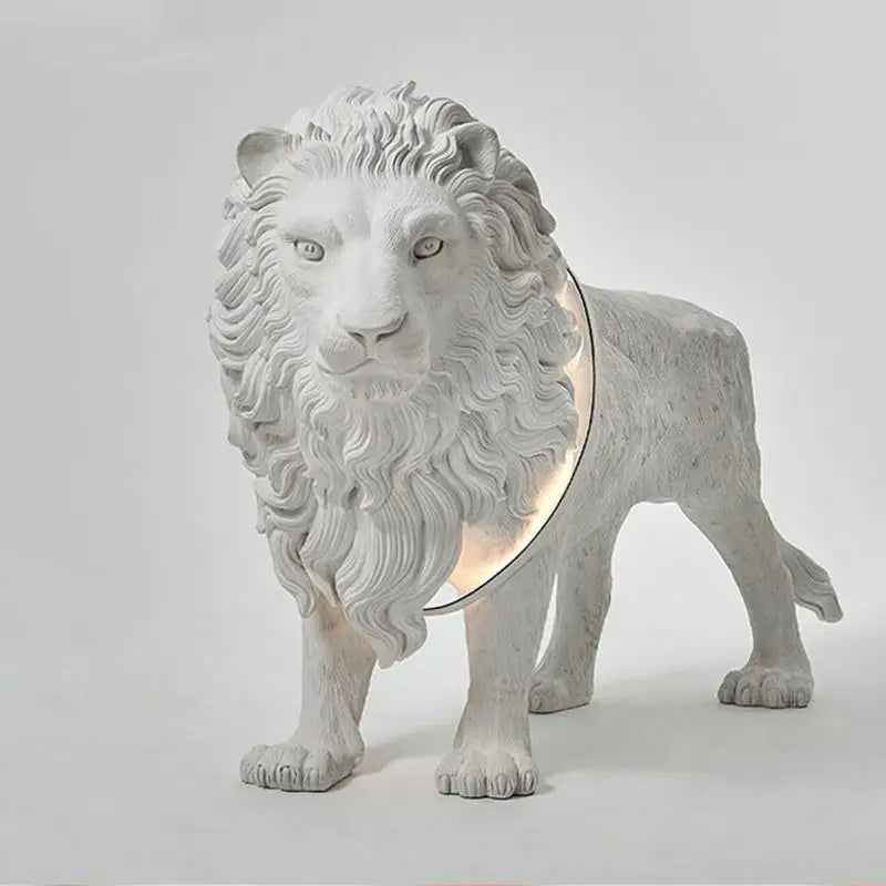 Modern Artistic Lion Pose Home Decorative Lamp - Image 5