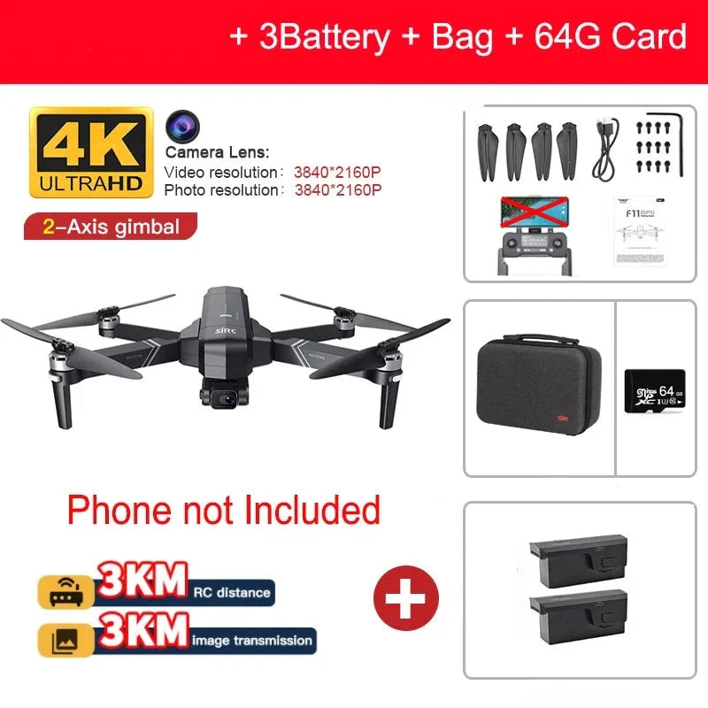 Sky Tech 4G 2-Axis Stable Gimbal Drone - Image 7