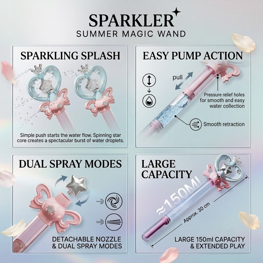 Sparkle Splash Princess Wand Water Blaster