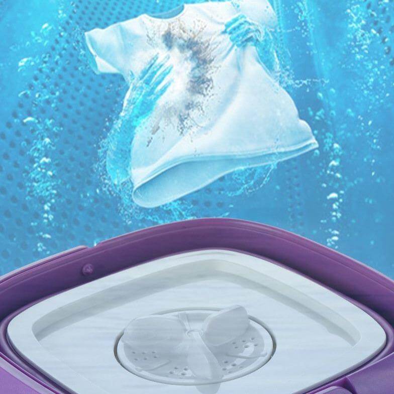 Portable Folding Ultrasonic Easy Simple Washing Machine - Image 5
