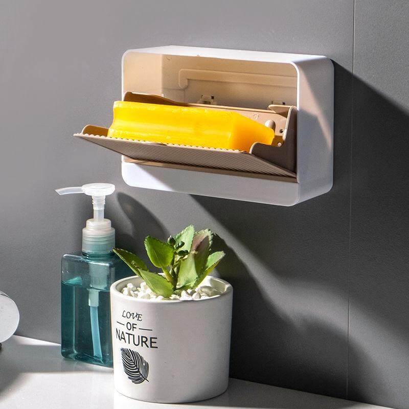 Creative Double Storage Wall Mounted Soap Box - Image 7