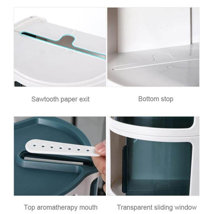 Waterproof No-drill Bathroom Accessories Organizer - Image 3