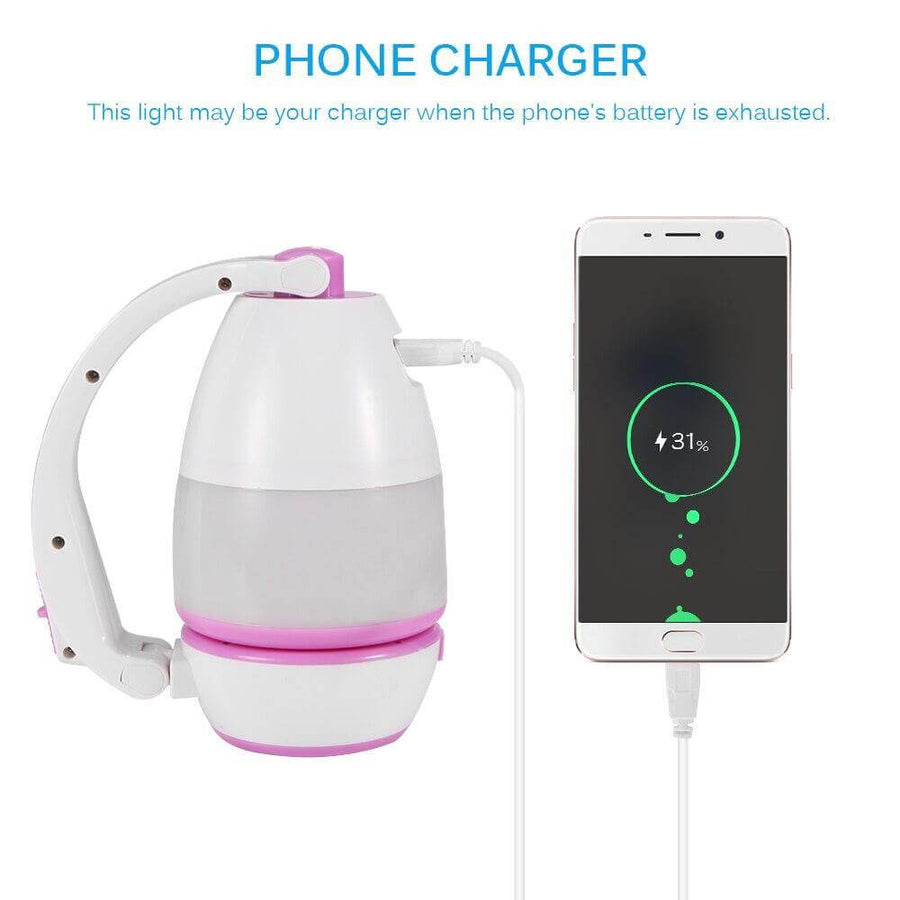 Multifunctional Portable Camping Powerbank Lamp - Image 5