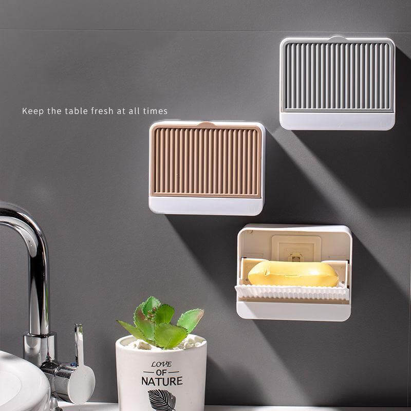 Creative Double Storage Wall Mounted Soap Box - Image 6