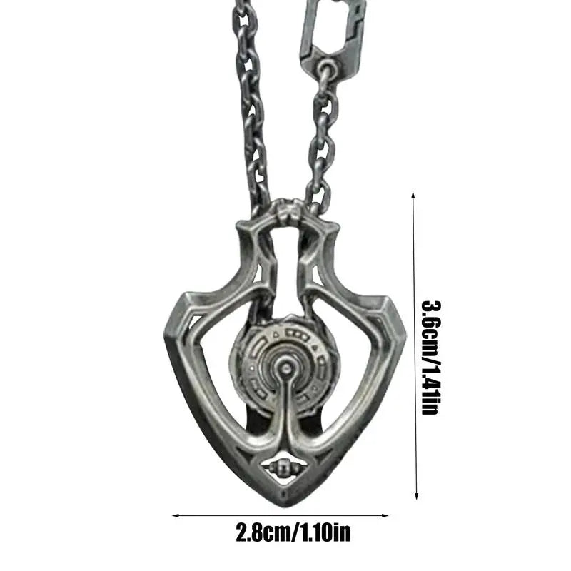 Mechanical Rotating Gear Vintage Necklace - Image 8