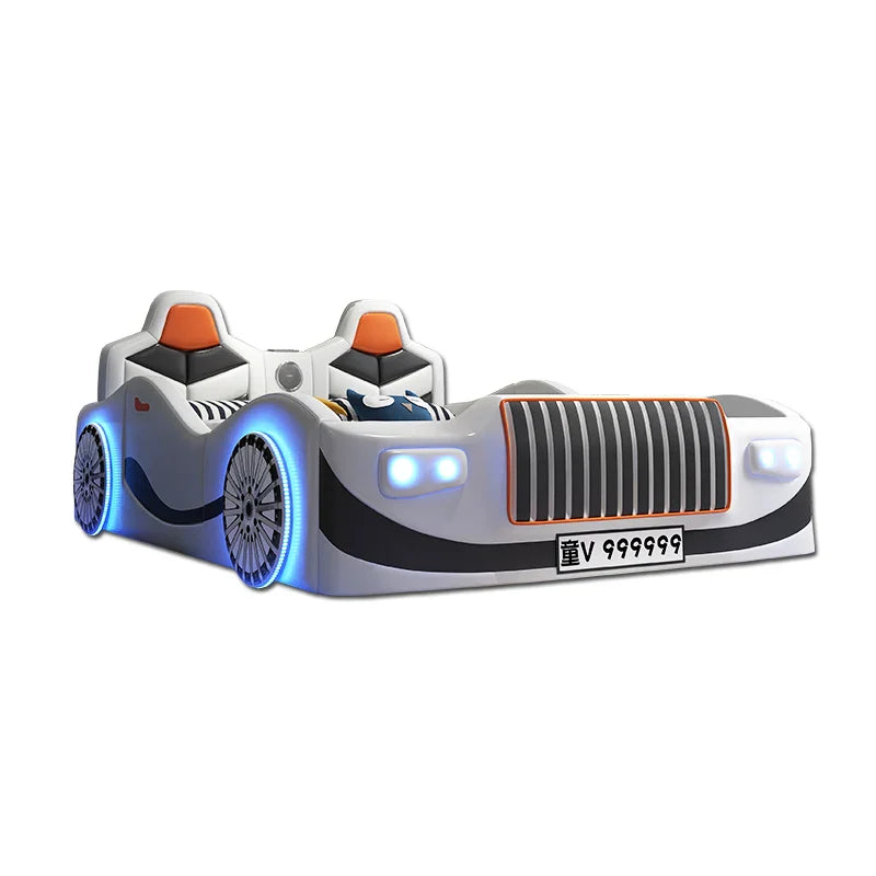 Mini Racer LED Luxury Car Kids Bed - Image 3