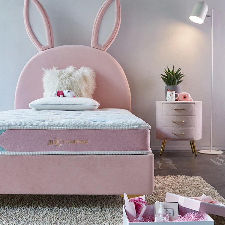 Rabbit Ears Pink Cute Kids Bed - Image 2